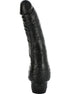 SEVEN CREATIONS - VINYL P-SHAPE Sensory Device BLACK PENIS 20 CM