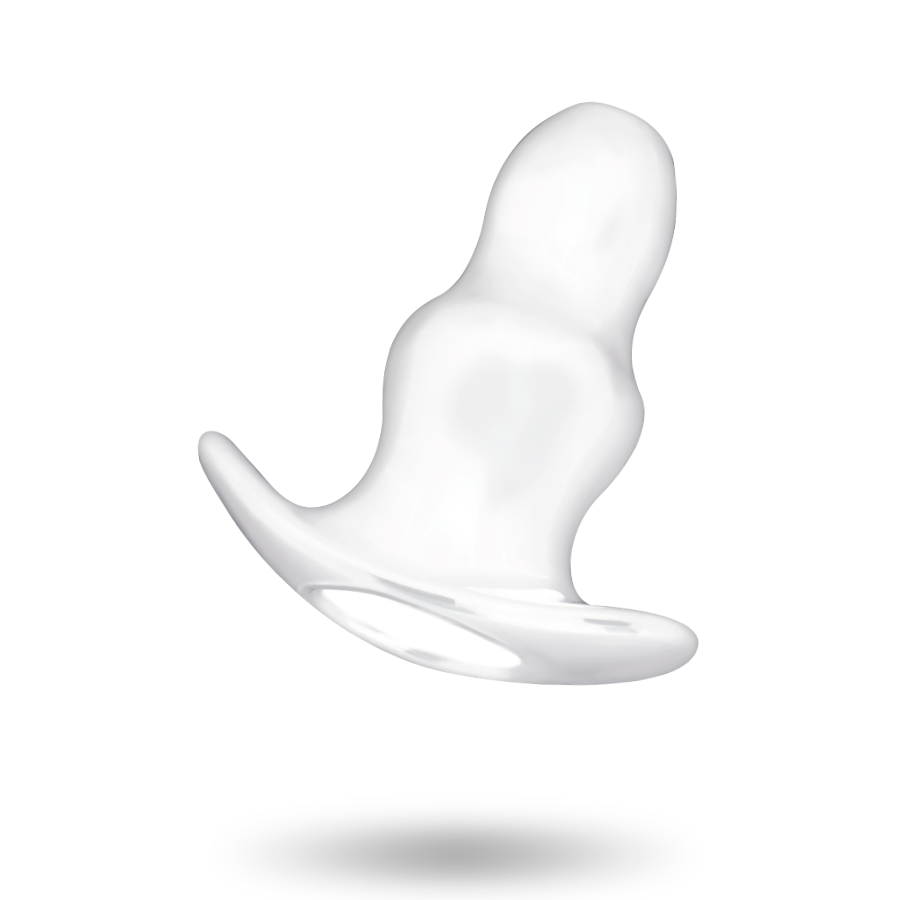 ADDICTED TOYS - MITTLERER ANALE DILATOR 9,5 CM - TRANSPARENT