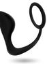 ADDICTED TOYS - ANALPLUG MIT SCHWARZEM PENISRING
