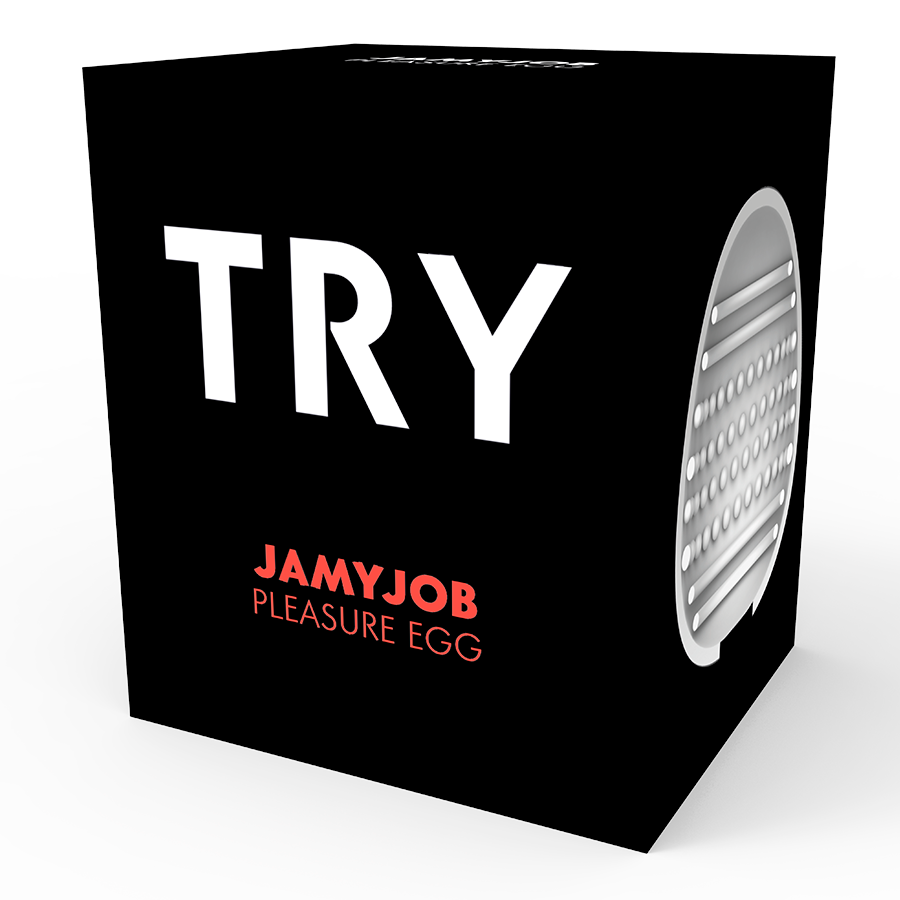 JAMYJOB - EGG MASTURBATOR SCHWARZE VERSION DISKRET