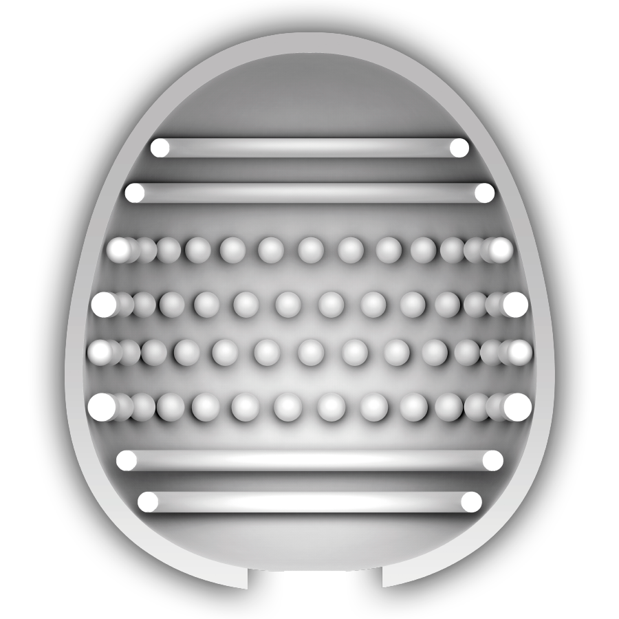 JAMYJOB - EGG MASTURBATOR SCHWARZE VERSION DISKRET