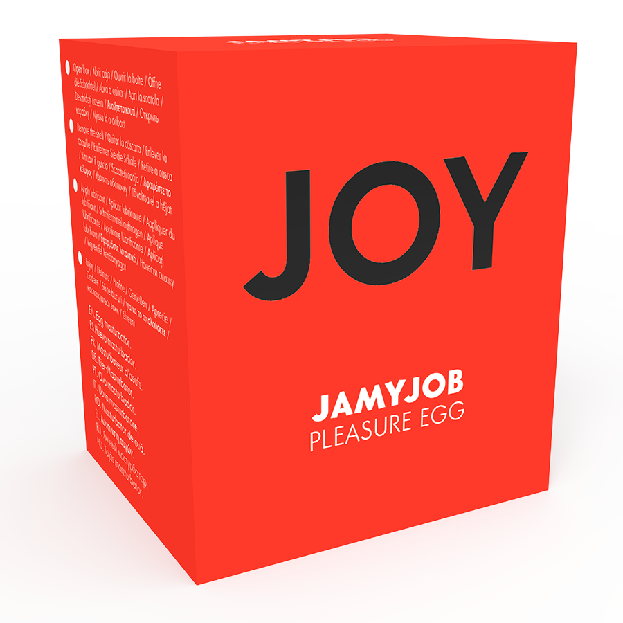 JAMYJOB – EIER-MASTURBATOR, ROTE AUSFÜHRUNG, DISKRET