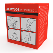 JAMYJOB – EIER-MASTURBATOR, ROTE AUSFÜHRUNG, DISKRET
