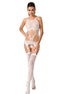 PASSION - WOMAN BS047 WHITE BODYSTOCKING ONE SIZE