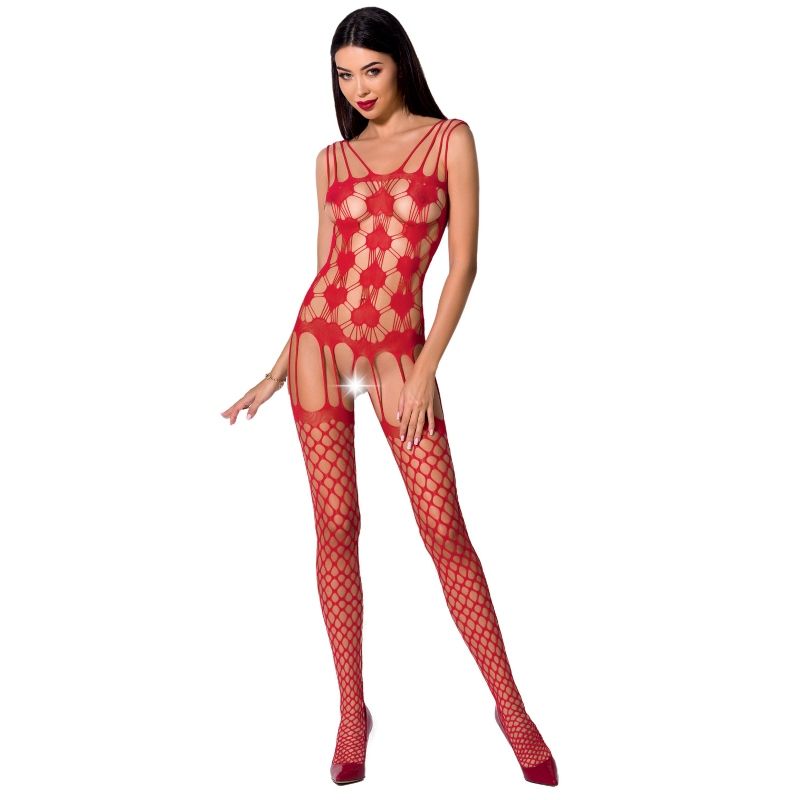 PASSION - DAMEN BODYSTRUMPF BS067 SCHWARZ EINHEITSGRÖSSE