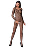 PASSION - DAMEN BS068 BODYSTOCKING SCHWARZ EINHEITSGRÖSSE