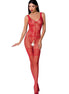PASSION - WOMAN BS069 RED BODYSTOCKING ONE SIZE