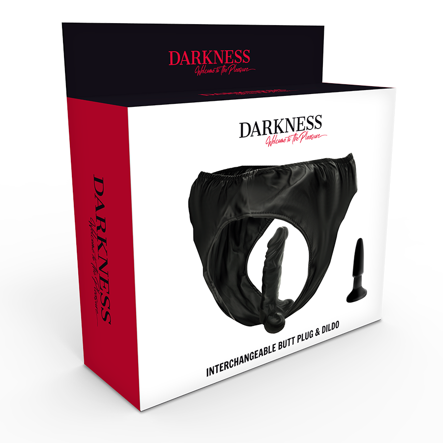 DARKNESS - HÖSCHEN MIT PLUG UND AUSTAUSCHBAREM Wellness-Device