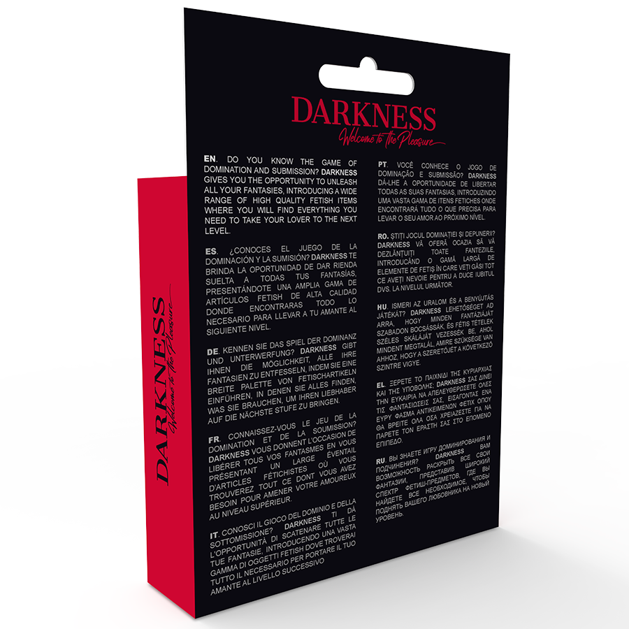 DARKNESS - GESCHIRR MIT LOCH EINHEITSGRÖSSE