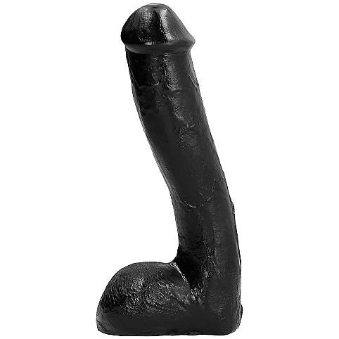 GANZ SCHWARZ - REALISTISCHER ANALDILDO 23 CM