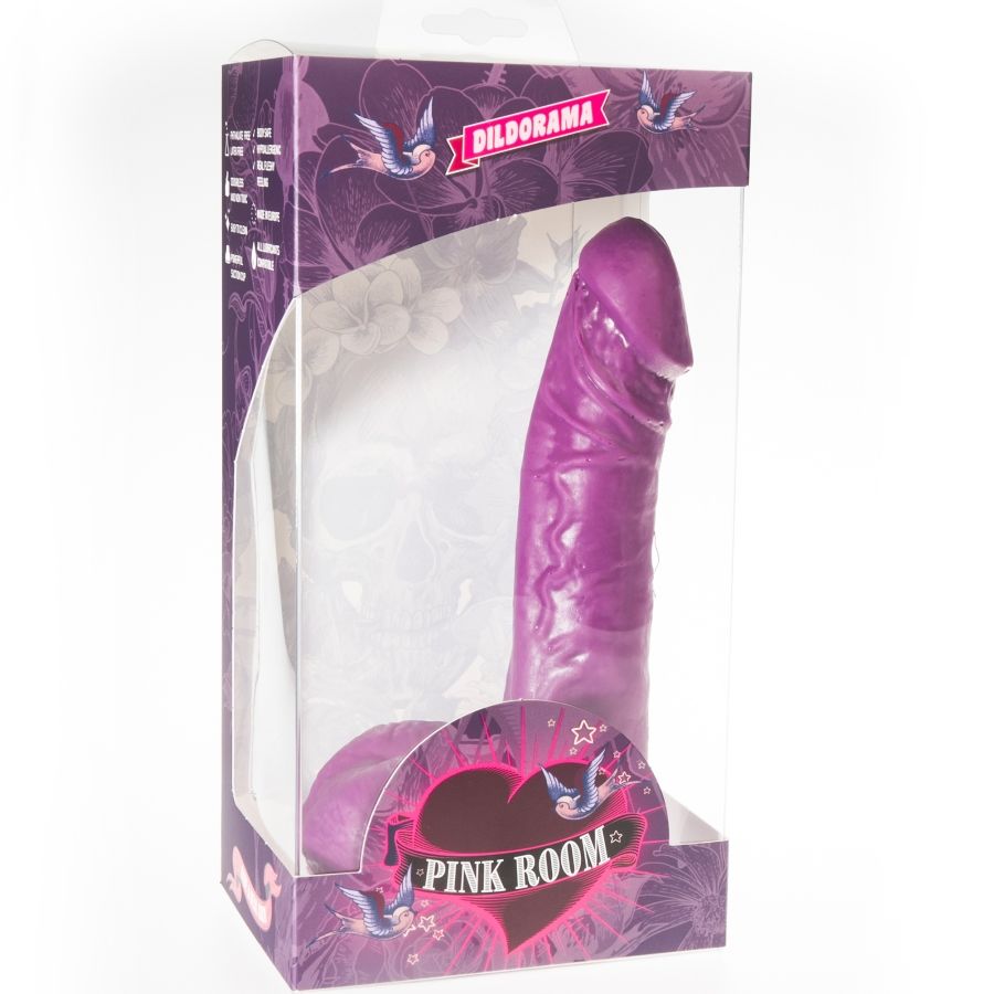PINK ROOM - EBAN REALISTIC Wellness Device PURPLE 19 CM