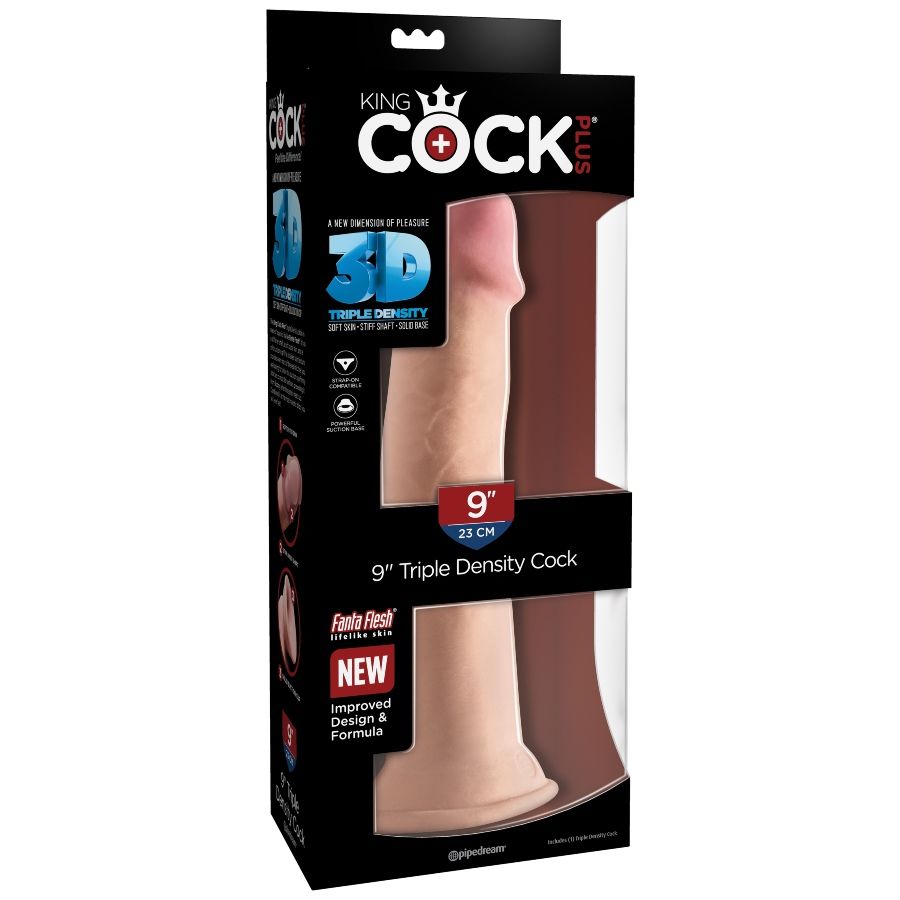 KING COCK - TRIPLE DENSITY Wellness Device 23 CM