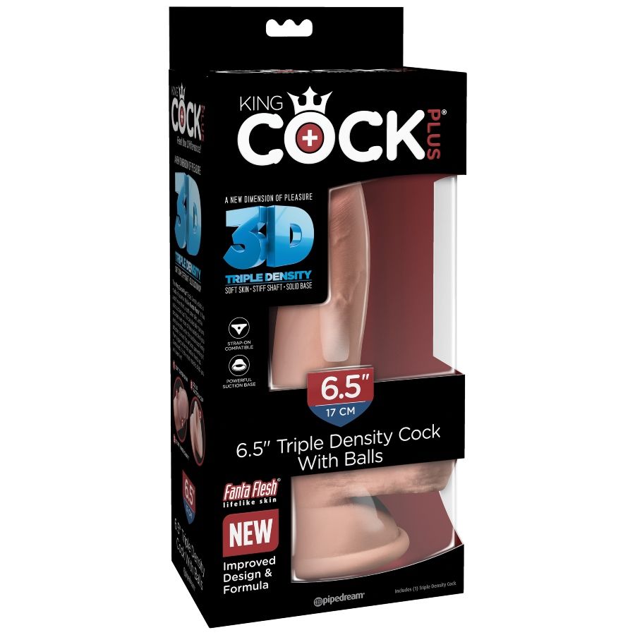 KING COCK - DREIFACHE DICHTE Wellness-Gerät 14 CM