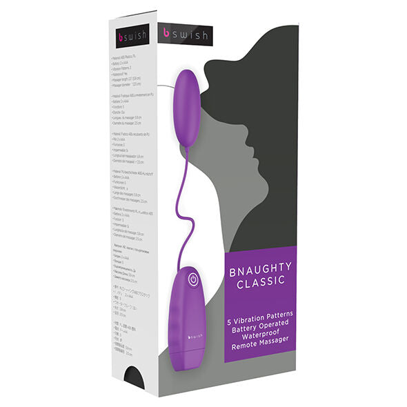 B SWISH - BNAUGHTY KLASSISCHER VIBRIERENDER KUGELVIBRATOR LILA