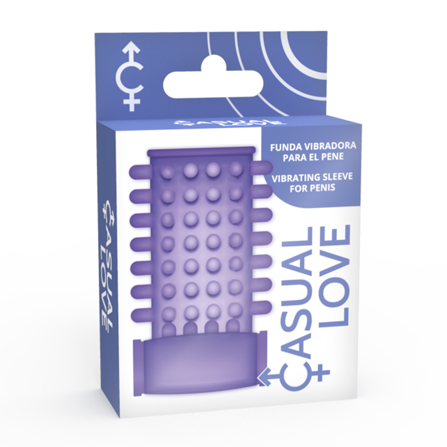 CASUAL LOVE - RING VIBRIERENDER SLEEVE VIOLETT