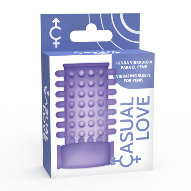 CASUAL LOVE - RING VIBRIERENDER SLEEVE VIOLETT
