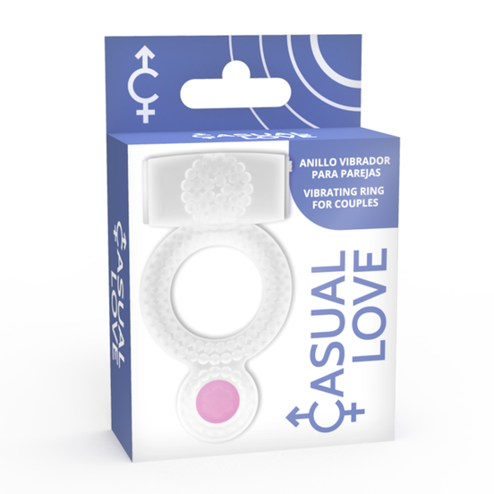 CASUAL LOVE - RING VIBRATOR DOPPELT TRANSPARENT