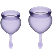 SATISFYER – FEEL GOOD MENSTRUATIONSKAPPE DUNKELBLAU 15 + 20 ML