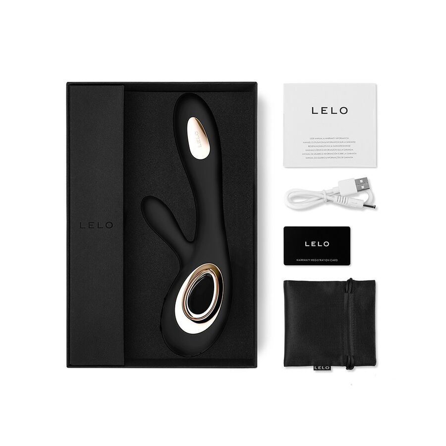LELO - SORAYA WAVE Sensory Device RABBIT BLACK
