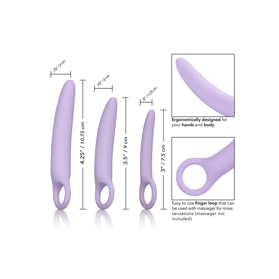 CALEXOTICS - DR. LAURA BERMAN ALENA 3ER-SET SILIKON-DILATOREN
