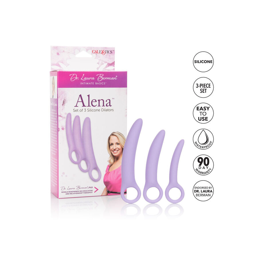 CALEXOTICS - DR. LAURA BERMAN ALENA 3ER-SET SILIKON-DILATOREN