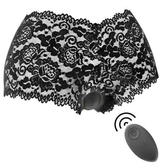 SCHWARZ&SILBER - ZARA FERNBEDIENUNGS-STIMULATOR MIT GRATIS SLIP