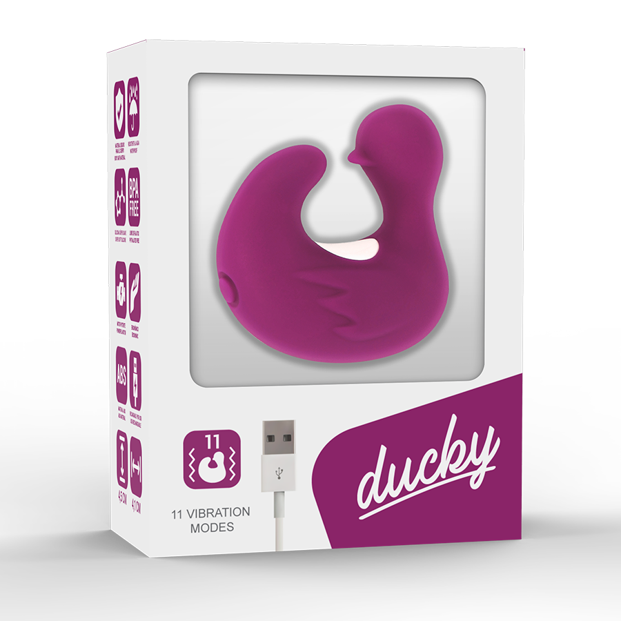 COVERME - DUCKYMANIA WIEDERAUFLADBARER STIMULIERENDER SILIKON-ENTENFINGERLING