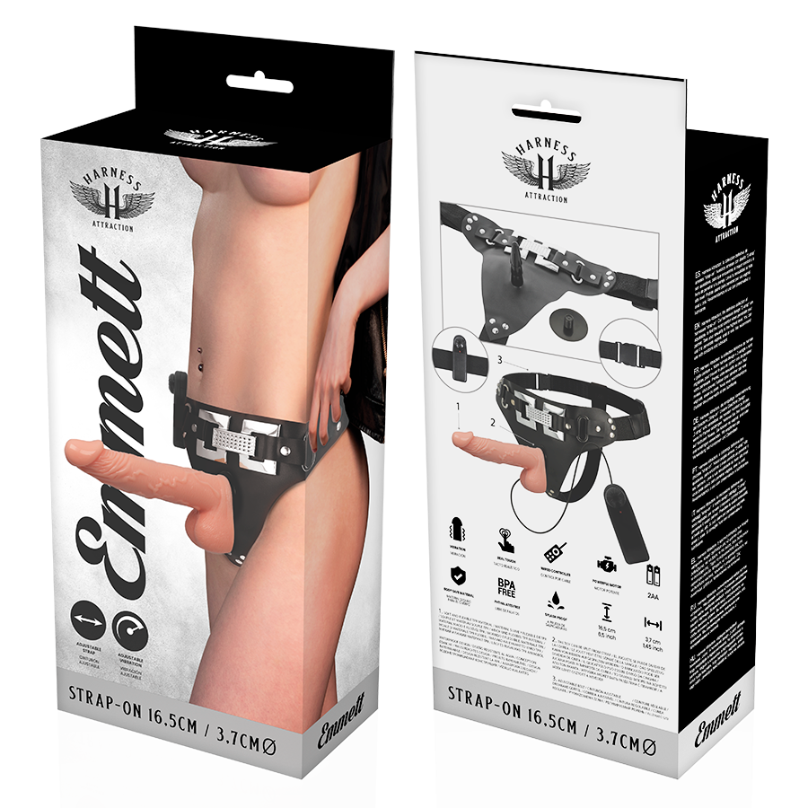 HARNESS ATTRACTION - RNES EMMETT REALISTISCHES Sensorgerät 16,5 CM -O- 3,7 CM