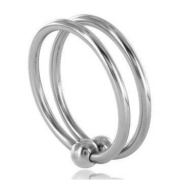 METALL HART - DOPPELTER EICHEL-RING 28MM
