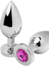 METALL HART - ANALPLUG DIAMANT ROSA KLEIN 5,71CM