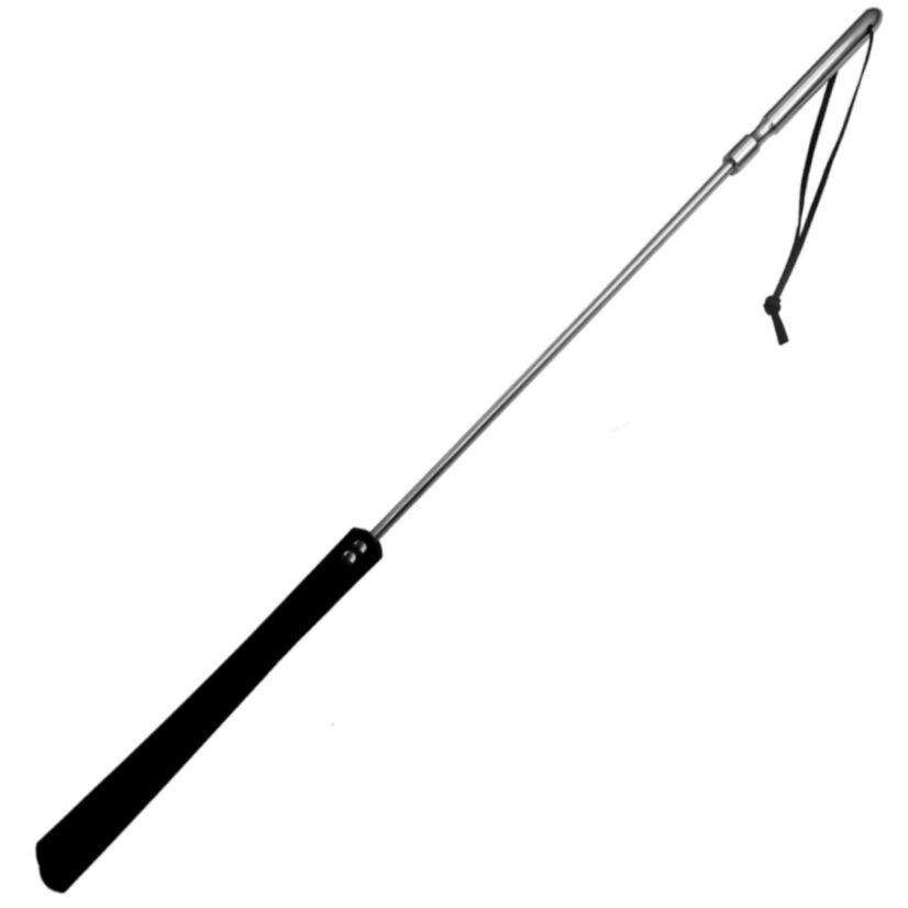 METAL HARD - ORIGINAL PEITSCHE AUS LEDER UND METALL 70CM