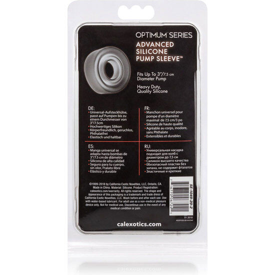 CALEXOTICS - ADV SILIKON PUMPENMANSCHETTE SCHWARZ