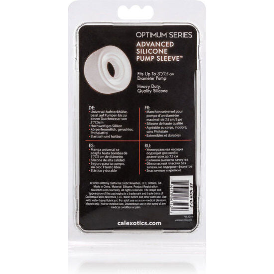 CALEXOTICS - ADV SILIKON PUMPENMANSCHETTE TRANSPARENT