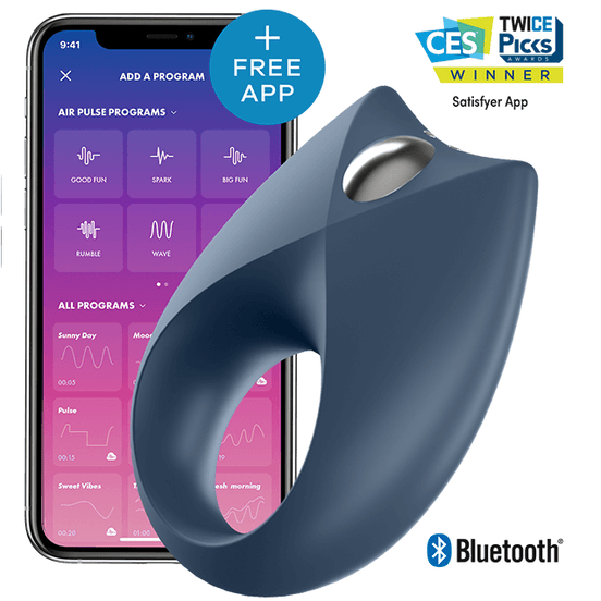 SATISFYER - POWERFUL ROYAL ONE RING Sensory Device APP