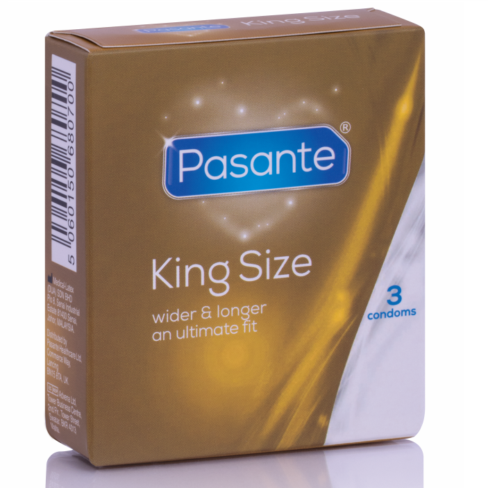 PASANTE - KONDOME KING SIZE 3 STÜCK