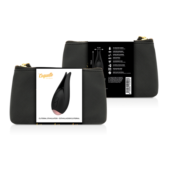 COQUETTE CHIC DESIRE - KLITORISSTIMULATOR SCHWARZ / GOLDENE BLUME