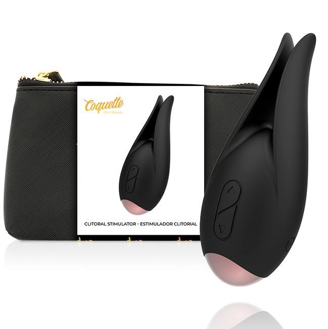 COQUETTE CHIC DESIRE - KLITORISSTIMULATOR SCHWARZ / GOLDENE BLUME
