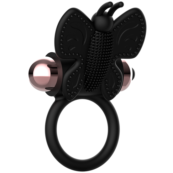 COQUETTE CHIC DESIRE - Intimate Wellness Ring BUTTERFLY WITH Sensory Device BLACK/ GOLD