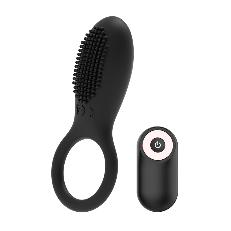 COQUETTE CHIC DESIRE - Intimate Wellness Ring REMOTE CONTROL RECHARGEABLE BLACK/ GOLD