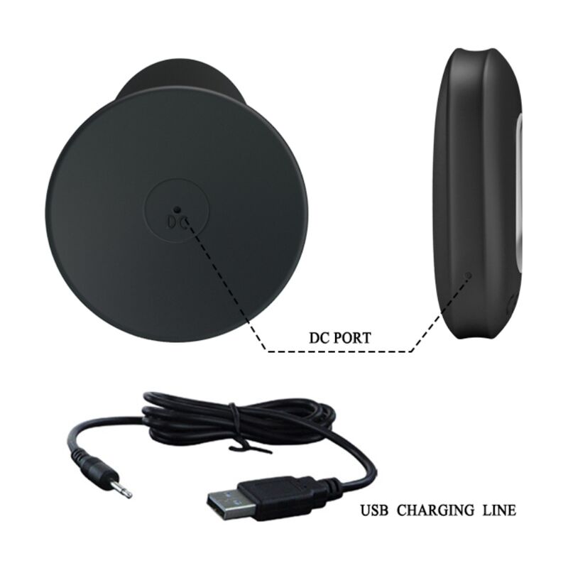 MR PLAY - ANALPLUG MIT VIBRATION SCHWARZ FERNBEDIENUNG