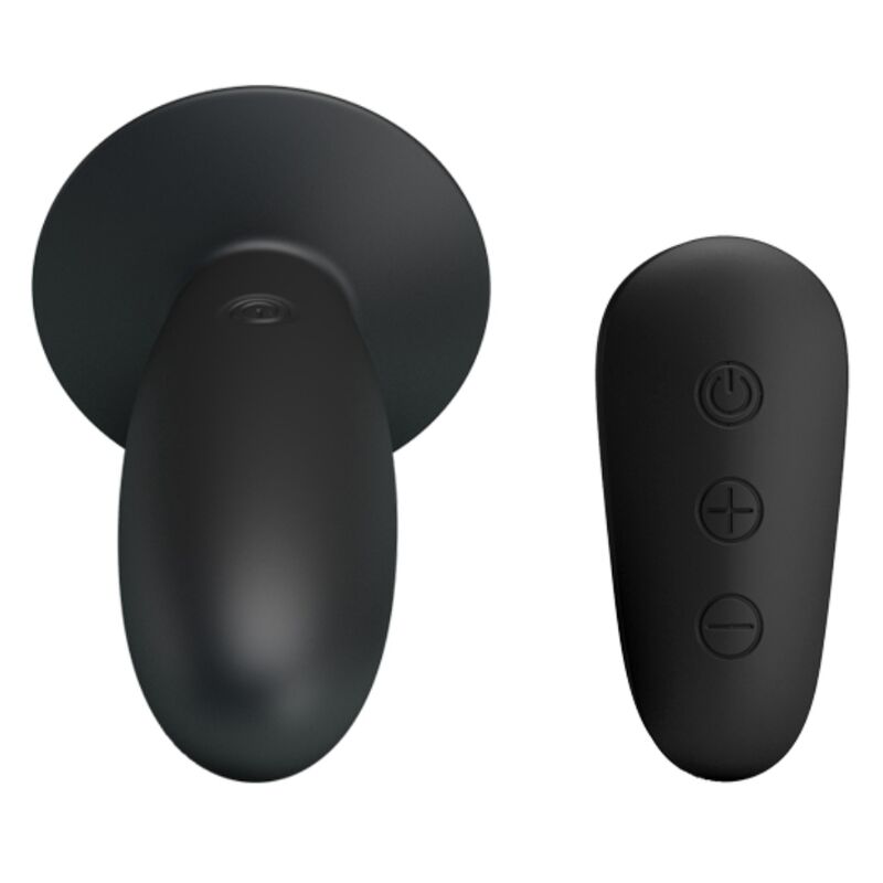 MR PLAY - ANALPLUG MIT VIBRATION SCHWARZ FERNBEDIENUNG