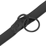 Dunkelheit – schwarze Halskette mit Kette