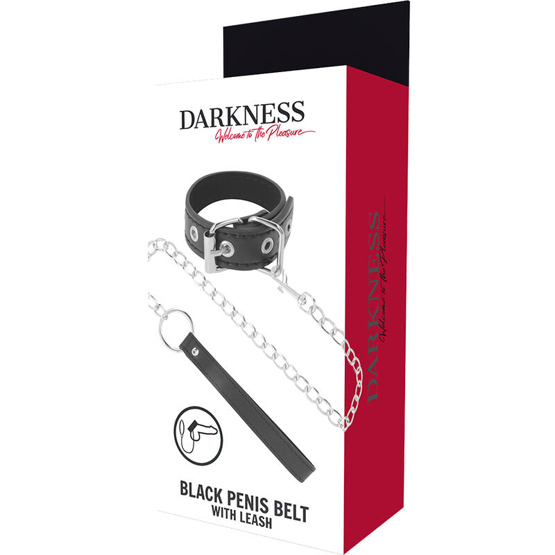 DARKNESS - PENISRING MIT STRAP