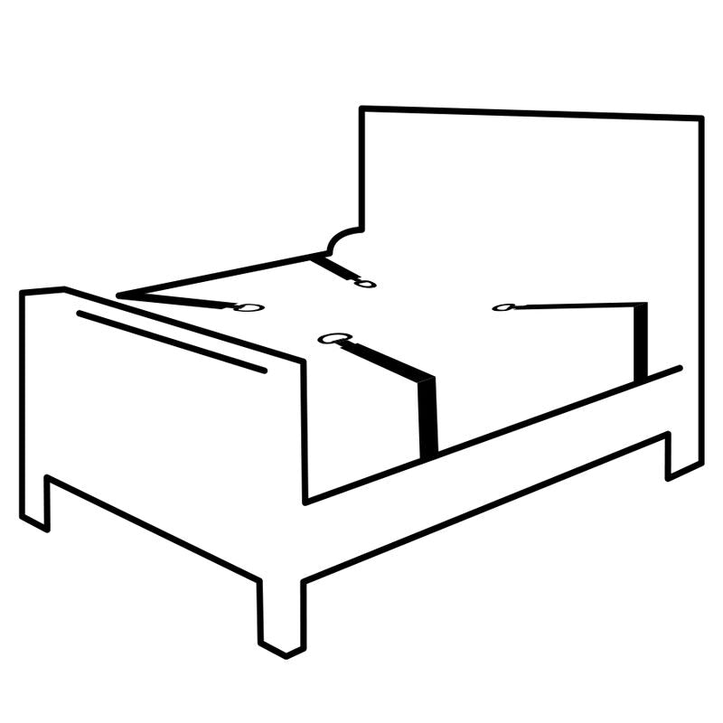 DUNKELHEIT – BETTFESSELN-SET