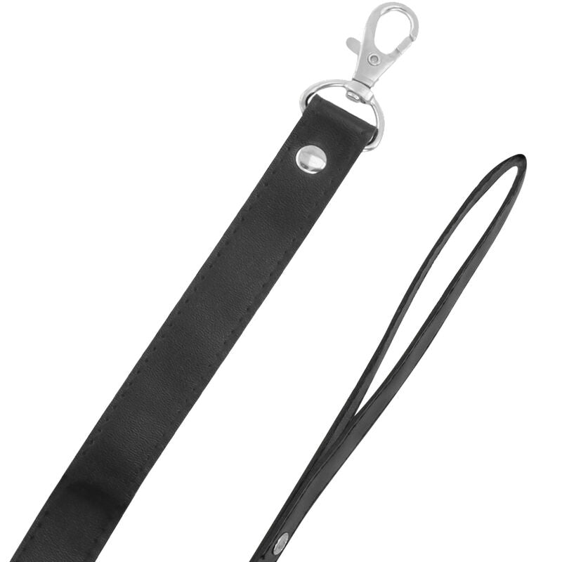 DARKNESS - Gefütterte Halskette mit Titan-Kette