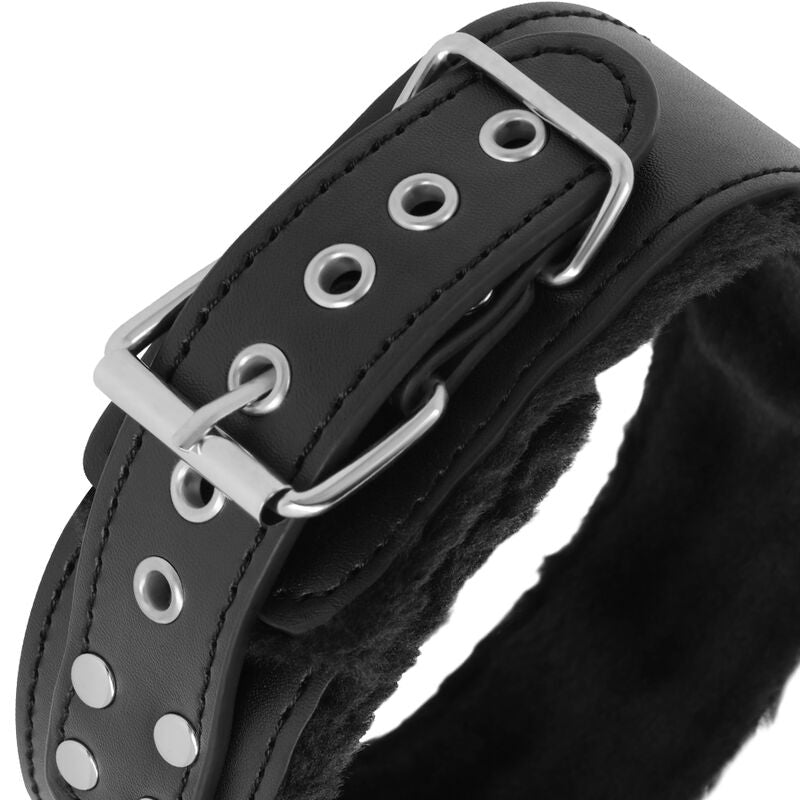 DARKNESS - Gefütterte Halskette mit Titan-Kette