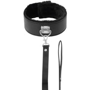 DARKNESS - Gefütterte Halskette mit Titan-Kette