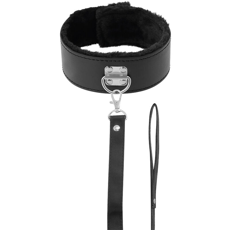 DARKNESS - Gefütterte Halskette mit Titan-Kette
