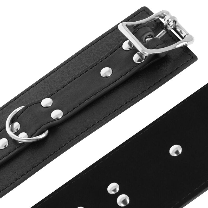 DARKNESS - SCHWARZE LEDERHANDSCHELLEN