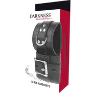DARKNESS - SCHWARZE LEDERHANDSCHELLEN